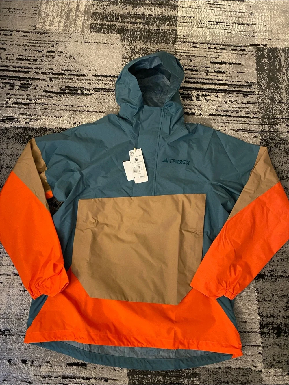 New Men’s Adidas TERREX XPLORIC 2.5L CLIMAPROOF ANORAK Medium